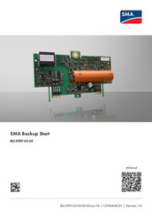 SMA Backup Start Instrucciones Breves