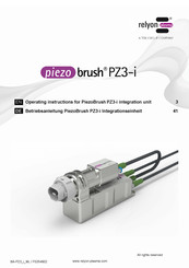 TDK relyon piezo brush PZ3-i Manual De Instrucciones