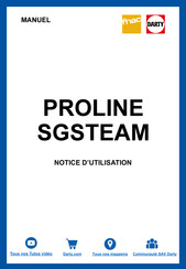 Proline SGSTEAM Manual De Utilización