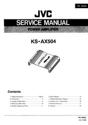 JVC KS-AX504 Manual De Servicio