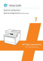 HP Color LaserJet Pro MFP 4301fdwe Guía De Configuración