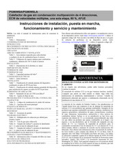 Carrier PG80MSAA Instrucciones De Instalación, Puesta En Marcha Y Funcionamiento