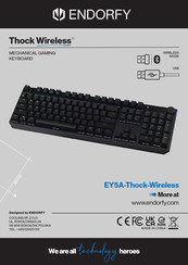 ENDORFY Thock Wireless Manual Del Usuario