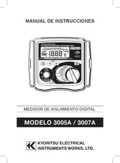 Kyoritsu Electrical Instruments Works 3007A Manual De Instrucciones