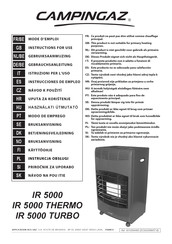 Campingaz IR 5000 THERMO Instrucciones De Empleo