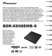 Pioneer BDR-XD08EMB-S Manual Del Propietário