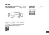 Toshiba MMD-UP0481HP-E Manual De Instalación