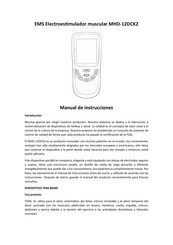 DAM MHD-12DCK2 Manual De Instrucciones