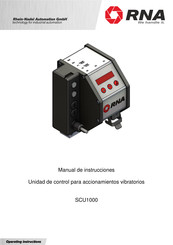 RNA SCU1000 Manual De Instrucciones