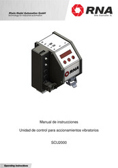 RNA SCU2000 Manual De Instrucciones