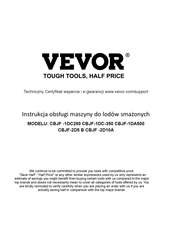 VEVOR CBJF -1DC280 Manual