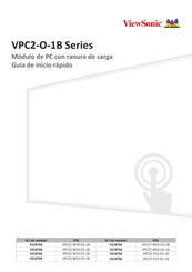 ViewSonic VPC2-O-1B Serie Guia De Inicio Rapido