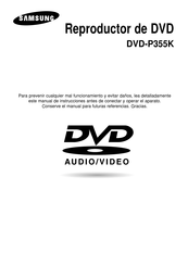 Samsung DVD-P355K Manual Del Usuario