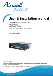 Airwell DVFA-140N-01M22 Manual De Operación Y Instalacion