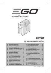 Ego Power+ HC2240T Manual Del Usuario