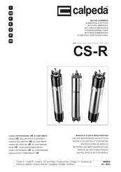 Calpeda 8CS-R 51 Instrucciones De Servicio