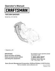 Craftsman 247.240192 Manual Del Operador