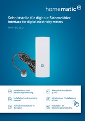 HomeMatic IP HmIP-ESI-LED Manual De Instalacion Y Uso