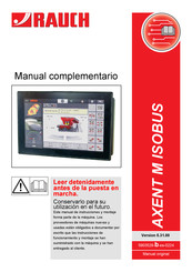 Rauch AXENT M ISOBUS Manual Complementario