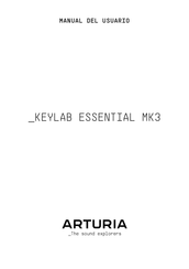 Arturia KEYLAB ESSENTIAL MK3 Manual Del Usuario