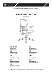 hjh OFFICE PROFONDO ECO W 820032 Instrucciones De Montaje