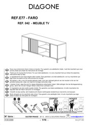 Gautier Diagone FARO E77-042 Instrucciones De Montaje