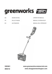 GreenWorks 48SS12 Manual Del Operador