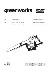 GreenWorks Tools BLM302 Manual Del Operador