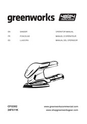 GreenWorks 24FS11K Manual Del Operador