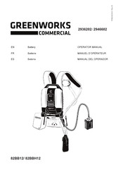 GreenWorks Commercial 2936202 Manual Del Operador