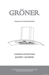 Gröner QCV90TB Manual De Instrucciones