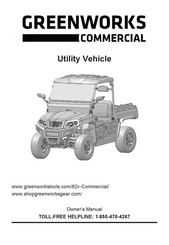 GreenWorks Commercial UTV 800 Manual Del Usuario