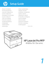 HP LaserJet Pro MFP 4102fdn Serie Guía De Configuración