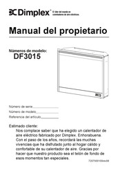 Dimplex DF3015 Manual Del Propietário