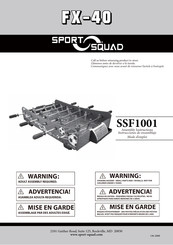 Sport Squad SSF1001 Instrucciones De Ensamblaje