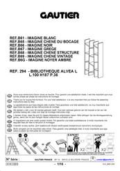 Gautier B68 - IMAGINE CHENE STRUCTURE Instrucciones De Montaje