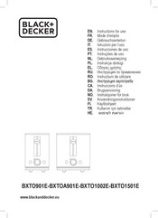 Black and Decker BXTO901E Instrucciones De Uso