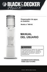 Black and Decker 900143 Manual Del Usuario