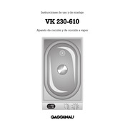 Gaggenau VK 230-610 Instrucciones De Uso Y De Montaje