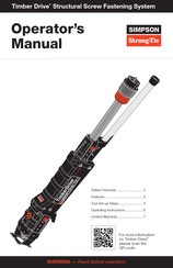 Simpson Strong-Tie Timber Drive Manual Del Operador