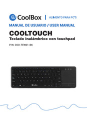 Coolbox COOLTOUCH COO-TEW01-BK Manual De Usuario