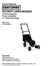 Craftsman 917.378340 Manual Del Usuario