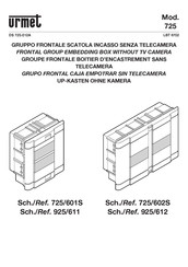 Urmet 725 Manual Del Usuario