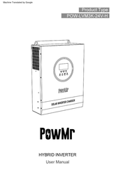 PowMr POW-LVM3K-24V-H Manual De Instrucciones