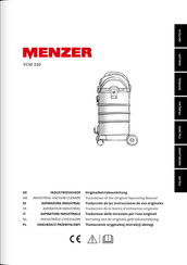 Menzer VCM 330 Traducción De Las Instrucciones De Uso Originales