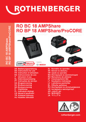 Rothenberger RO BP 18 AMPShare ProCORE Instrucciones De Uso