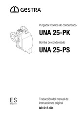 GESTRA UNA 25-PS Traduccion Del Manual De Instrucciones Originale