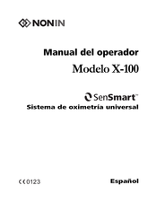 Nonin SenSmart X-100 Manual Del Operador