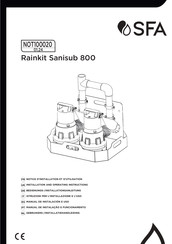 SFA Sanisub 800 Manual De Instalacion Y Uso