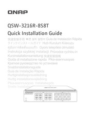 QNAP QSW-3216R-8S8T Guía De Instalación Rápida